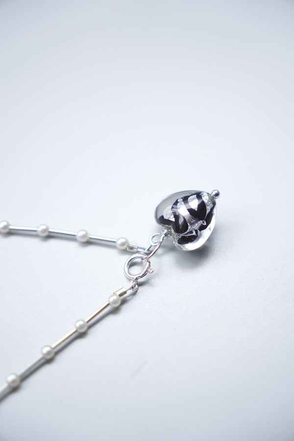 POSY CHOKER SPACE CADET / STERLING SILVER