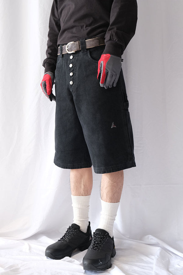 ASH CANVAS SHORTS / WASHED BLACK
