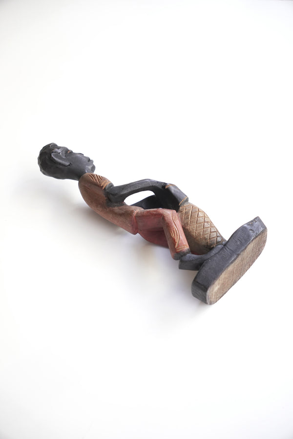VINTAGE AFRICAN WOOD OBJECT / BROWN