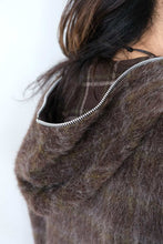 画像をギャラリービューアに読み込む, FULL ZIP HOOD / DORF CHECK HAIRY WOOL