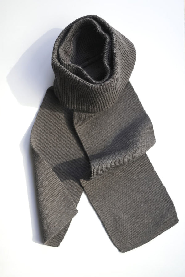NECK WARM MUFFLER & HEADBAND / BROWN