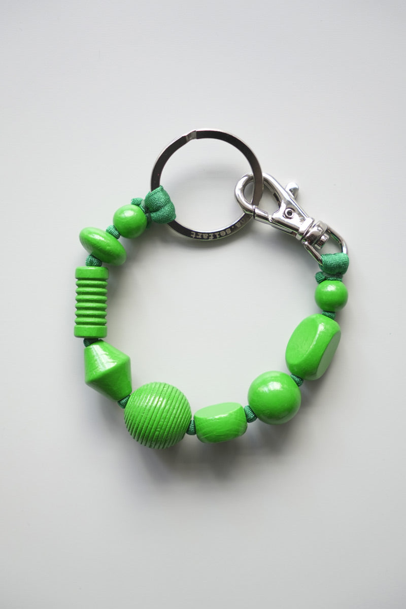 PERLENMIX SHORT KEYHOLDER / GREEN