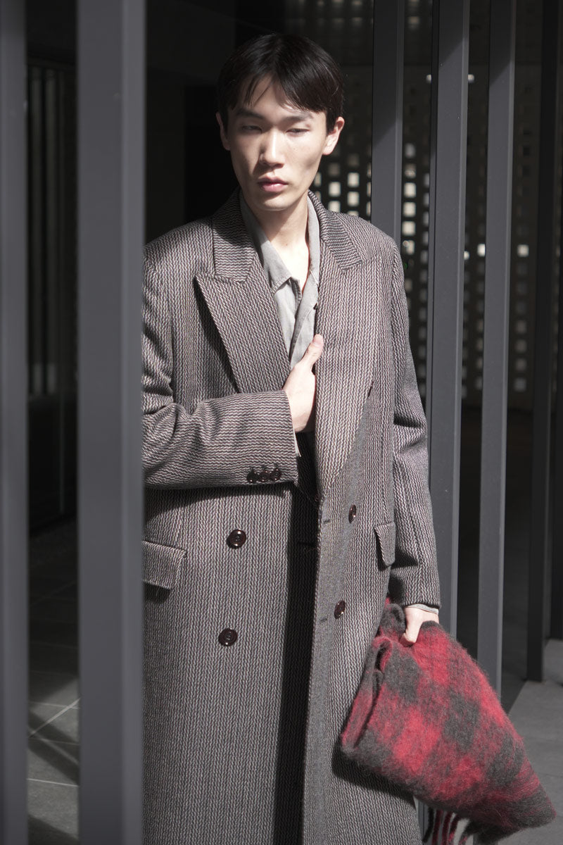 ROBE OVERCOAT / ONYX BLACK TECH SATEEN [20% OFF]