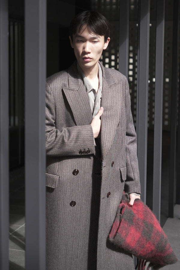 ROBE OVERCOAT / ONYX BLACK TECH SATEEN [20% OFF]