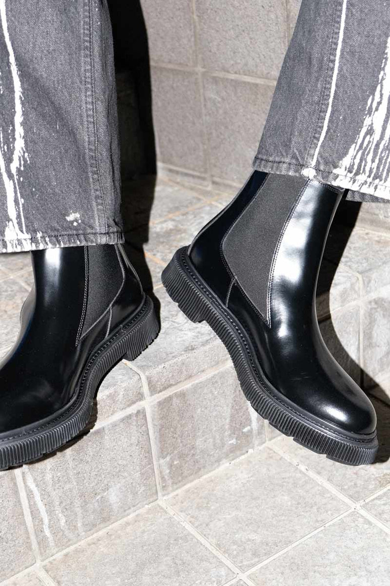 TYPE 188 CHELSEA BOOTS INJECTED  TPU RUBBER SOLE / BLACK