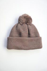 WOOL STANDARD KNIT (梵天付き) / BEIGE
