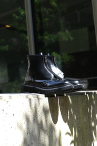 TYPE 197 ZIP BOOTS INJECTED TPU RUBBER SOLE / BLACK