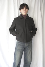 画像をギャラリービューアに読み込む, FLIGHT JACKET W/S/C MELTON / DK.BROWN  [神戸店]