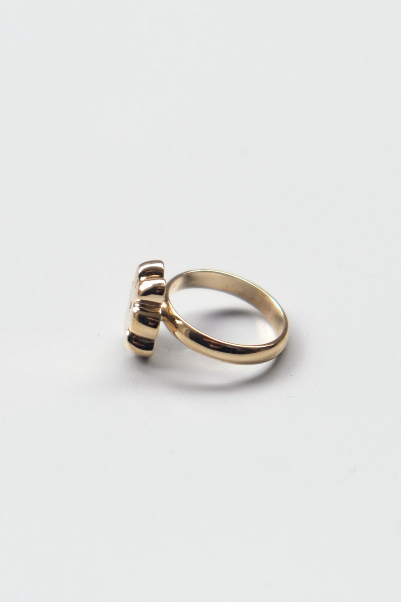 DAISY RING / BRASS BRONZE
