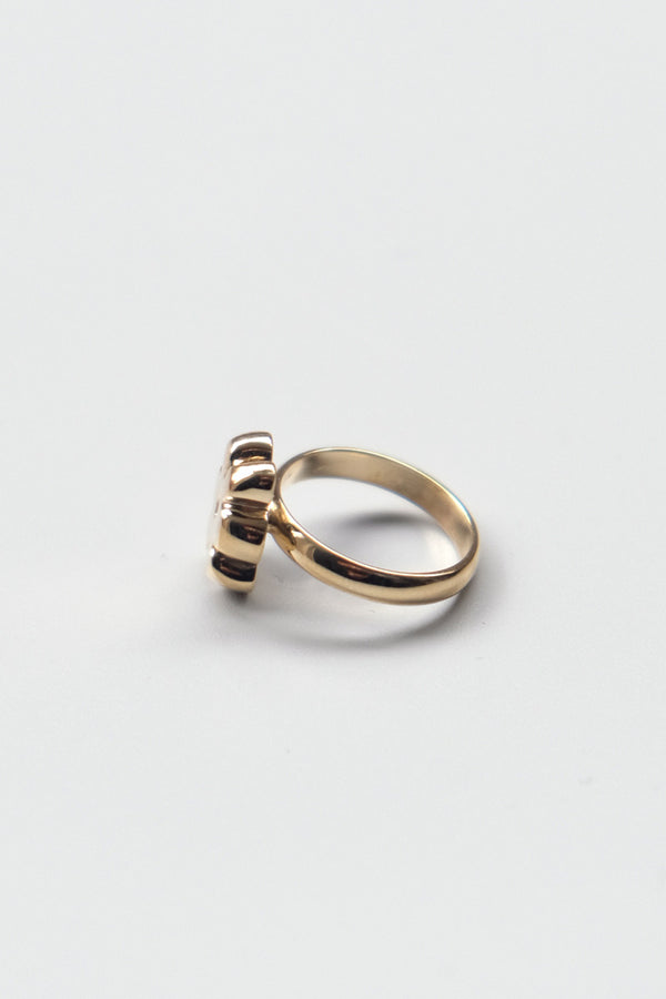 DAISY RING / BRASS BRONZE