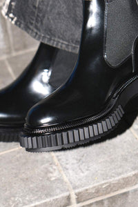 TYPE 191 CHELSEA BOOTS INJECTED  TPU RUBBER SOLE / BLACK