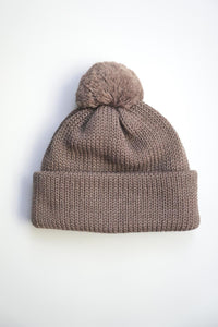 WOOL STANDARD KNIT (梵天付き) / BEIGE
