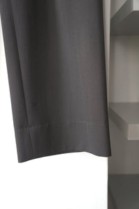 INVERTED PLEATS TROUSER VINTAGE GABADINE / BROWN [神戸店]
