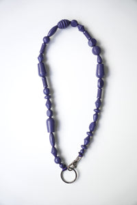 PERLENMIX LONG KEYHOLDER / BLUEBERRY