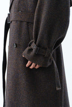 画像をギャラリービューアに読み込む, LIGHT TWEED ULSTER COAT .14 / HERRINGBONE BROWN