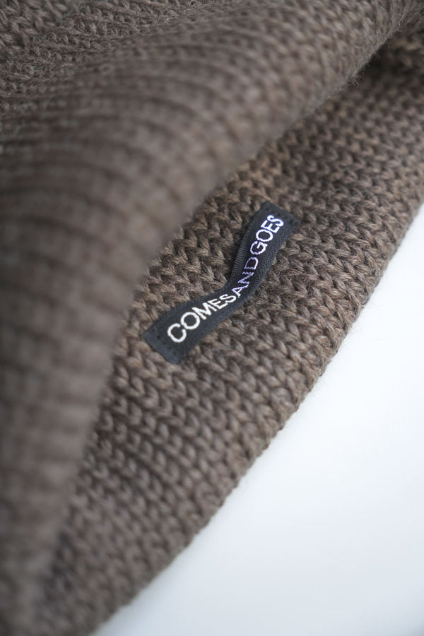 WOOL STANDARD KNIT (梵天付き) / BEIGE