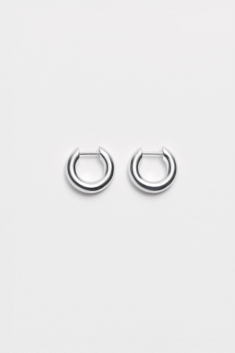 ROUND EARRINGS SMALL SINGLE / 925 STERLING SILVER [4月入荷予定]
