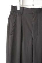 画像をギャラリービューアに読み込む, INVERTED PLEATS TROUSER VINTAGE GABADINE / BROWN [神戸店]