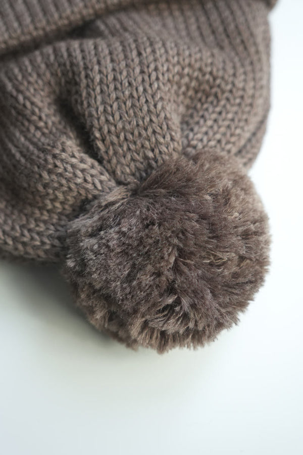 WOOL STANDARD KNIT (梵天付き) / BEIGE