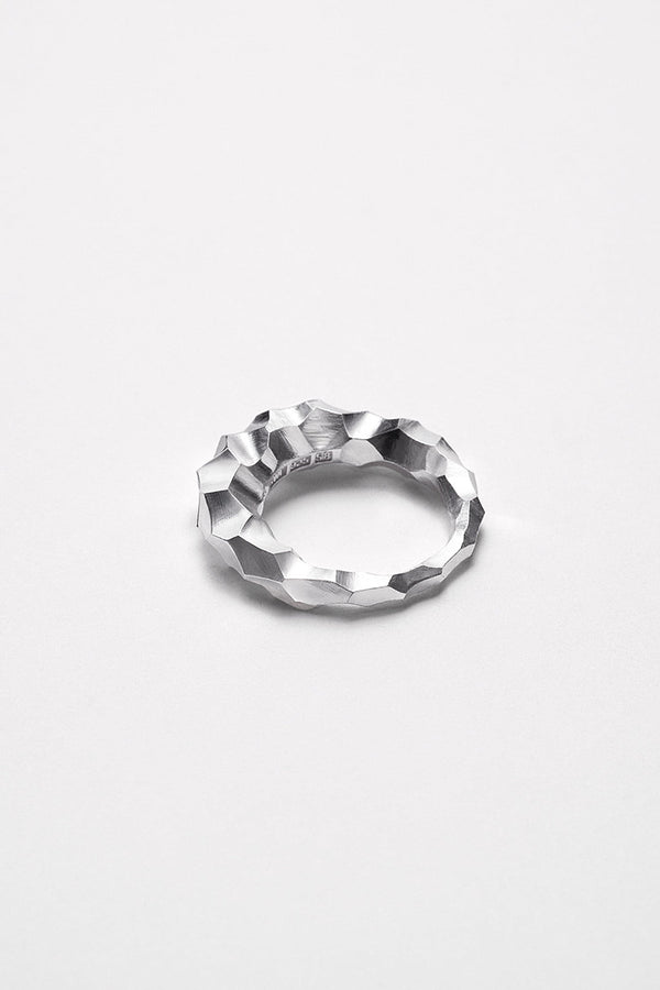 FADE RING THIN CARVED / 925 STERLING SILVER [Scheduled for May arrival]