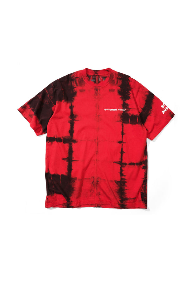 SPACE AVAILABLE×ZODIAC | LISTEN T-SHIRT / RED
