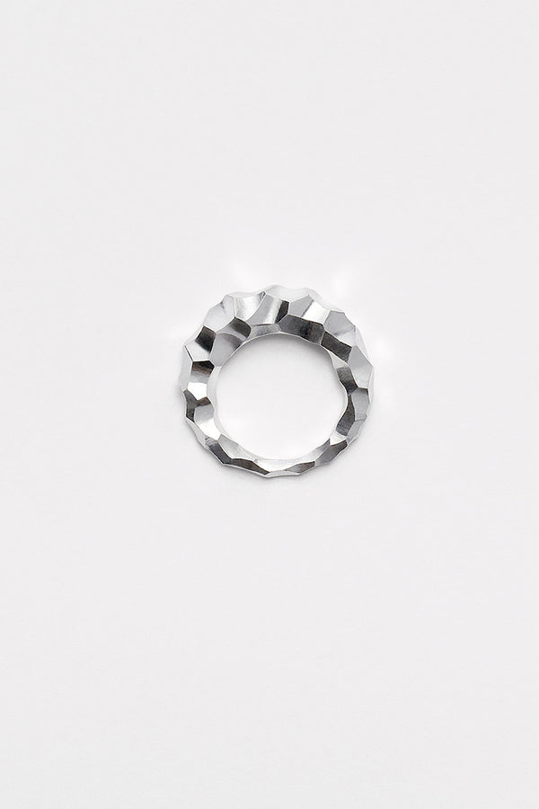 FADE RING THIN CARVED / 925 STERLING SILVER [Scheduled for May arrival]