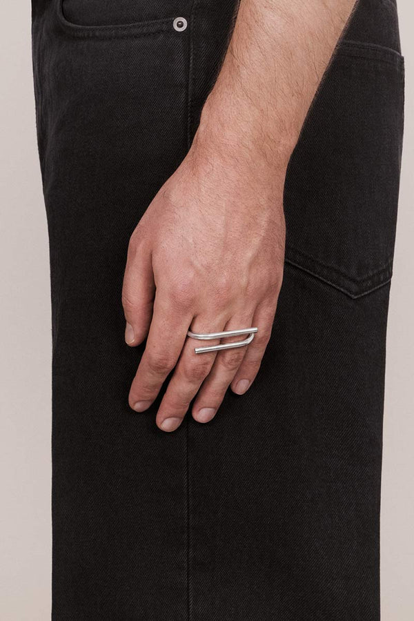 FOLD RING / 925 STERLING SILVER [Available in May]