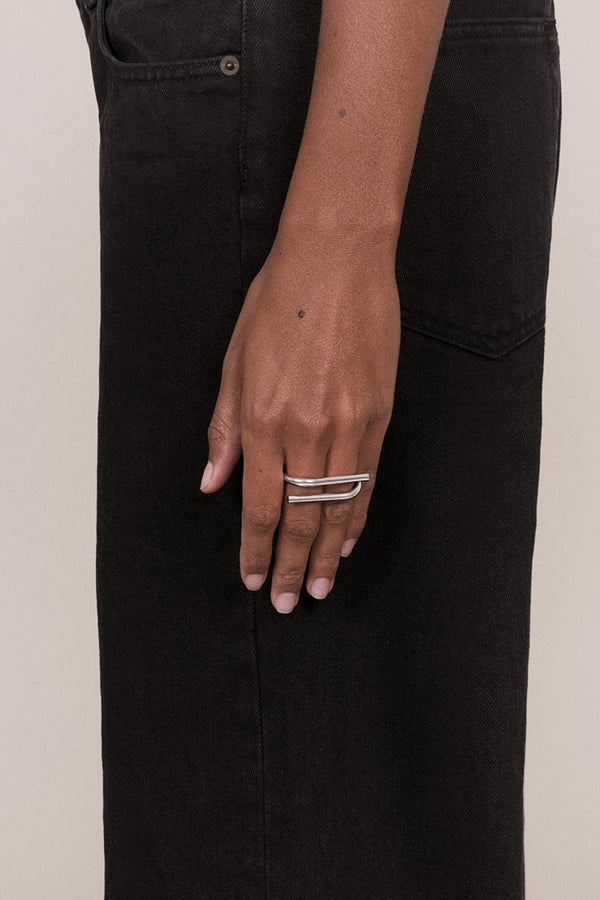 FOLD RING / 925 STERLING SILVER [Available in May]