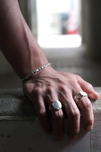 Load image into Gallery viewer, SNAKE BRACELET / CARVED SILVER