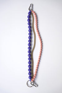 ZOE BAG CHARM / BLUE-LAX