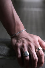 Load image into Gallery viewer, SNAKE BRACELET / CARVED SILVER