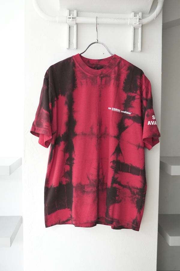SPACE AVAILABLE×ZODIAC | LISTEN T-SHIRT / RED