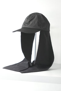 DICROS & KNIT MUFFLER CAP / BLACK/BLACK