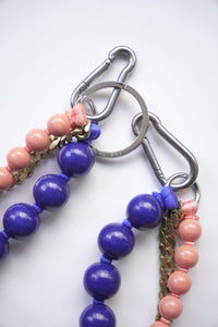 ZOE BAG CHARM / BLUE-LAX
