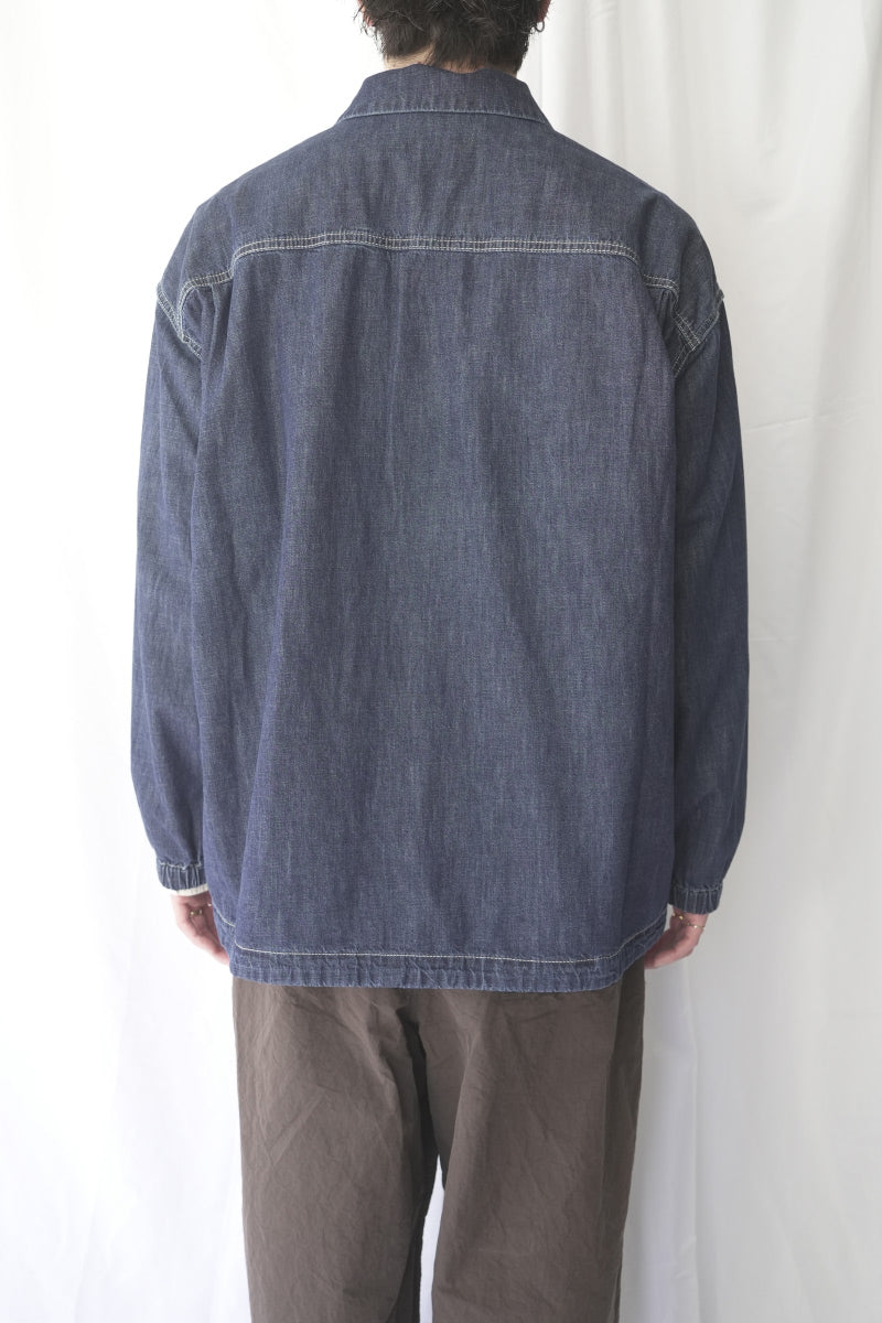 EUDES DENIM SHIRT-L DENIM / INDIGO