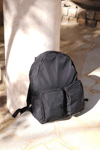 GABARDINE BACKPACK / BLACK