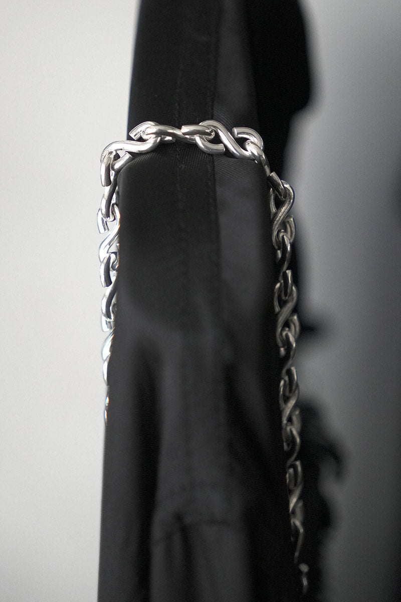 S BRACELET THIN / POLISHED SILVER