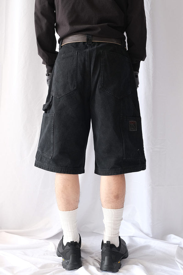 ASH CANVAS SHORTS / WASHED BLACK