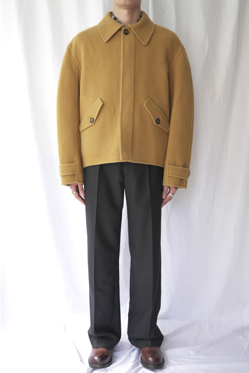 RELAXED WOOL JACKET / AMBER