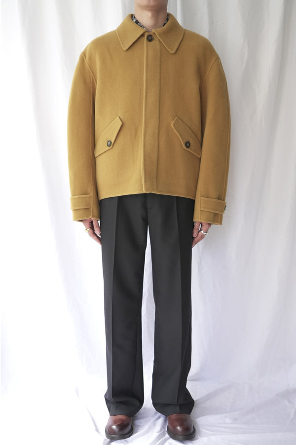 RELAXED WOOL JACKET / AMBER