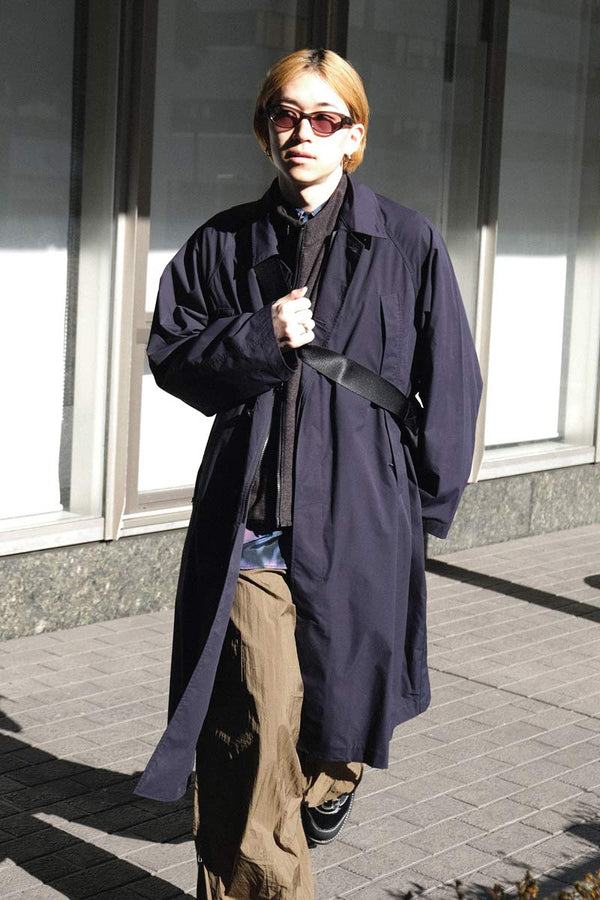 “BIG” COAT & LINER FLEECE JACKET / NAVY/GRAY [50%OFF]