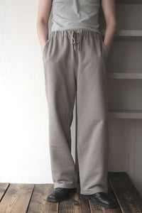 ULTIMATE HEAVY COTTON SWEATPANTS / JUTE BEIGE