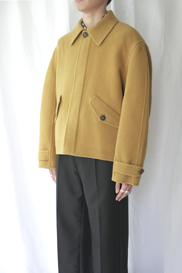 RELAXED WOOL JACKET / AMBER