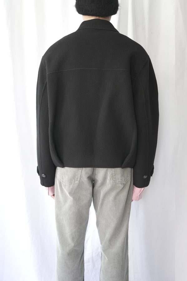 RELAXED WOOL JACKET / BLACK