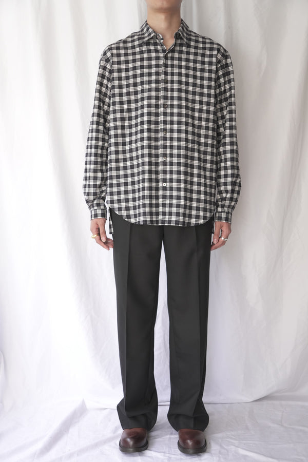 DOUBLE POCKET SHIRTS DJA 200/2 / WHITE [Kobe store]