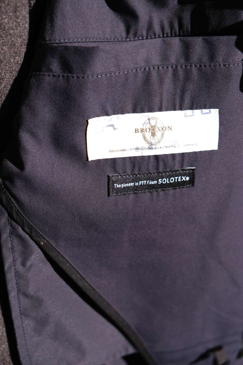 “BIG” COAT &amp; LINER FLEECE JACKET / NAVY/GRAY
