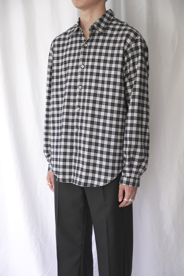 DOUBLE POCKET SHIRTS DJA 200/2 / WHITE [Kobe store]