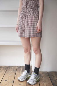 DAWSON SHORT / BROWN GINGHAM