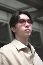 Load image into Gallery viewer, OVAL RIMLESS SUNGLASSES / RED