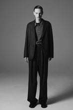 画像をギャラリービューアに読み込む, SADDLE SLEEVE POLO LAMS WOOL PALIN KNITTED / BROWN MELANGE